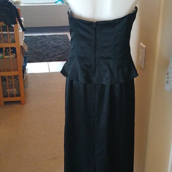 Vintage Randolph Duke strapless sequin black evening dress size 8 - Picture 4 of 13